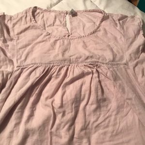 Old Navy Lilac Flutter Sleeve Babydoll top